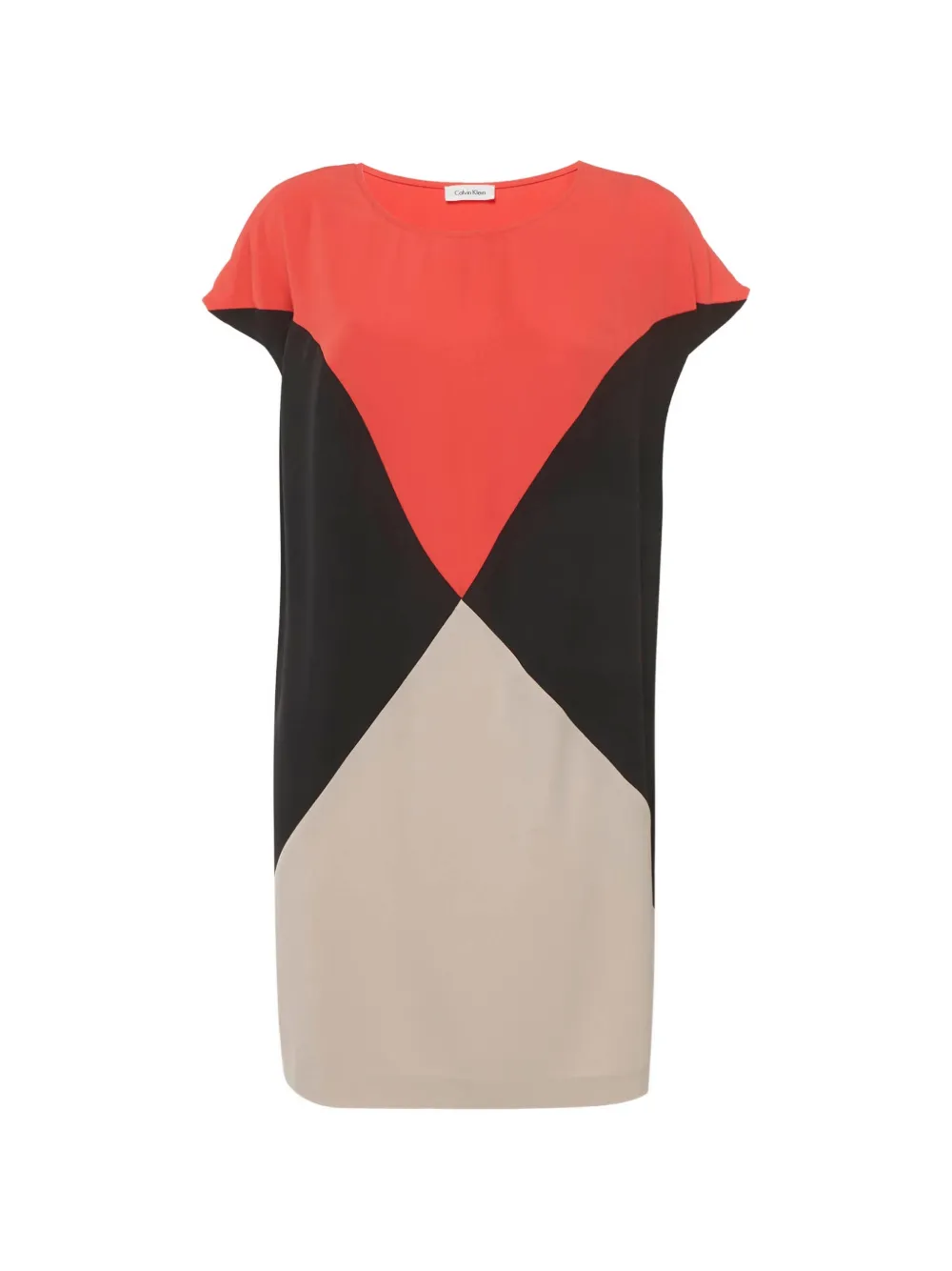 Calvin Klein short-sleeve midi dress - Red
