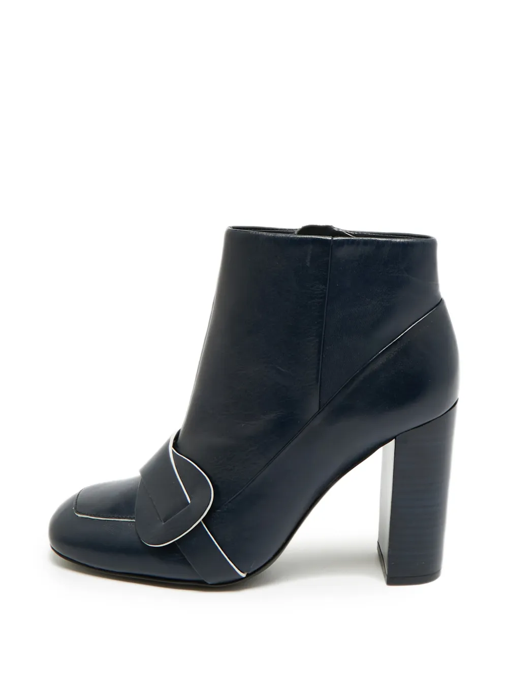 Tory Burch Bond leather ankle boots - Blau
