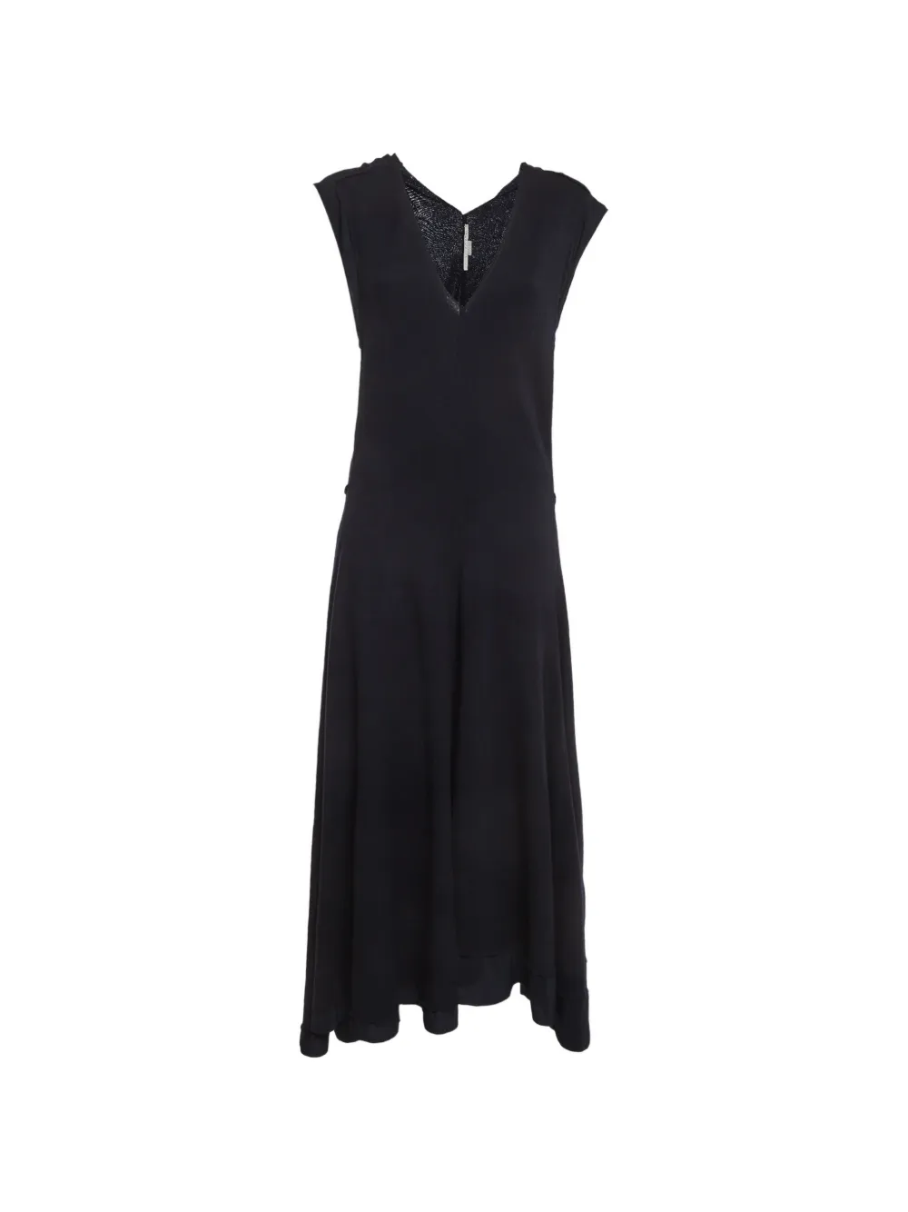 Stella McCartney Pre-Owned paneled wool-knit dress - Nero
