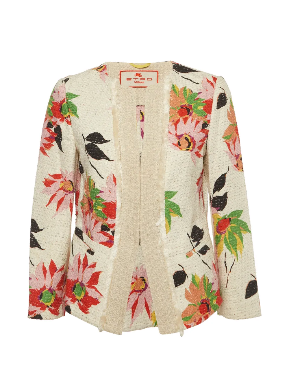 Etro Pre-Owned floral-print jacket - Toni neutri