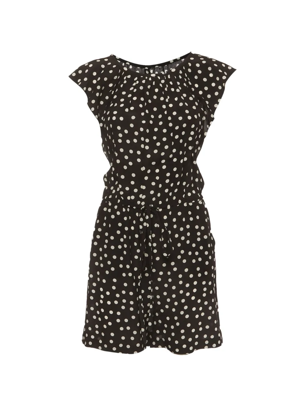 Dolce & Gabbana Pre-Owned polka dot-print mini playsuit - Nero