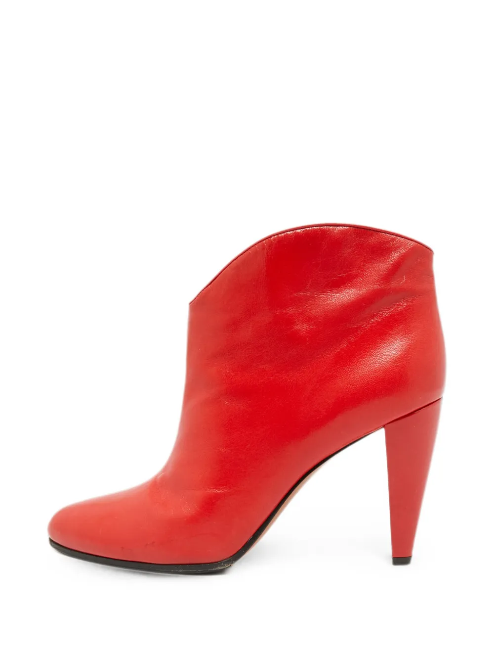 Celine Pre-Owned point-toe ankle boots - Red