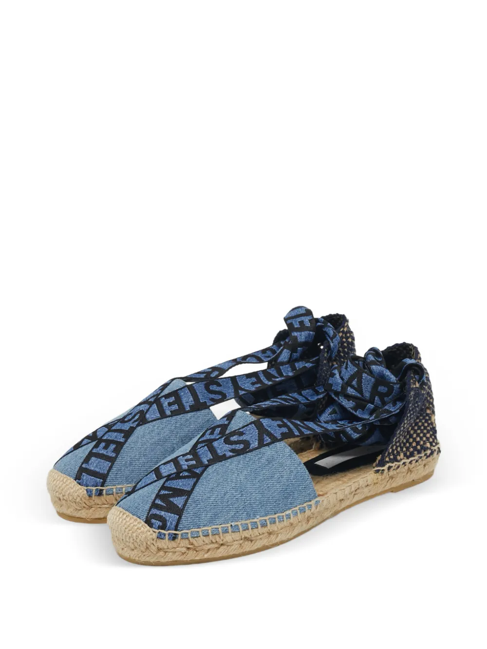 Stella McCartney Pre-Owned Gaia flat espadrilles - Blau