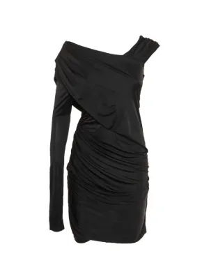 greca one-shoulder mini dress versace Versace One Shoulder Dress Versace