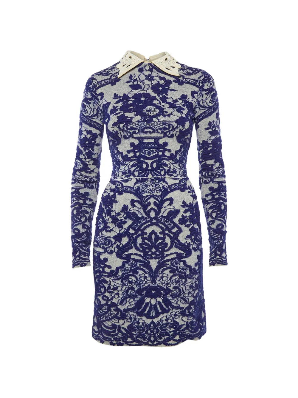 Valentino Garavani Pre-Owned jacquard mini dress - Blu