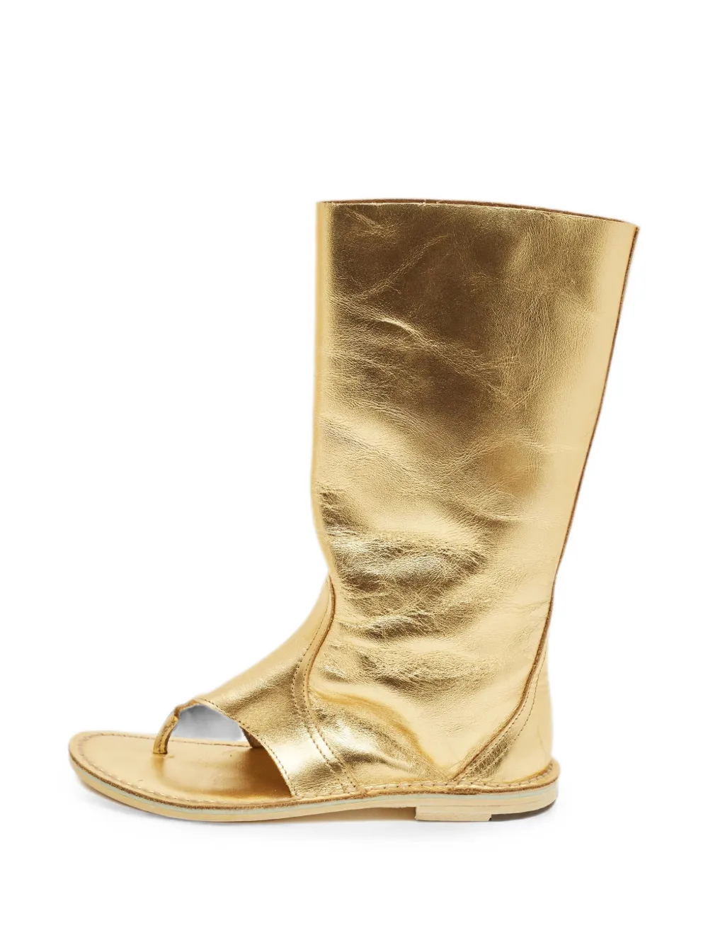 Pierre Hardy cut-out thong ankle sandals - Oro