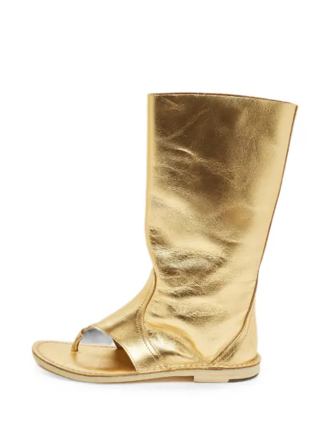 Pierre Hardy cut-out thong ankle sandals