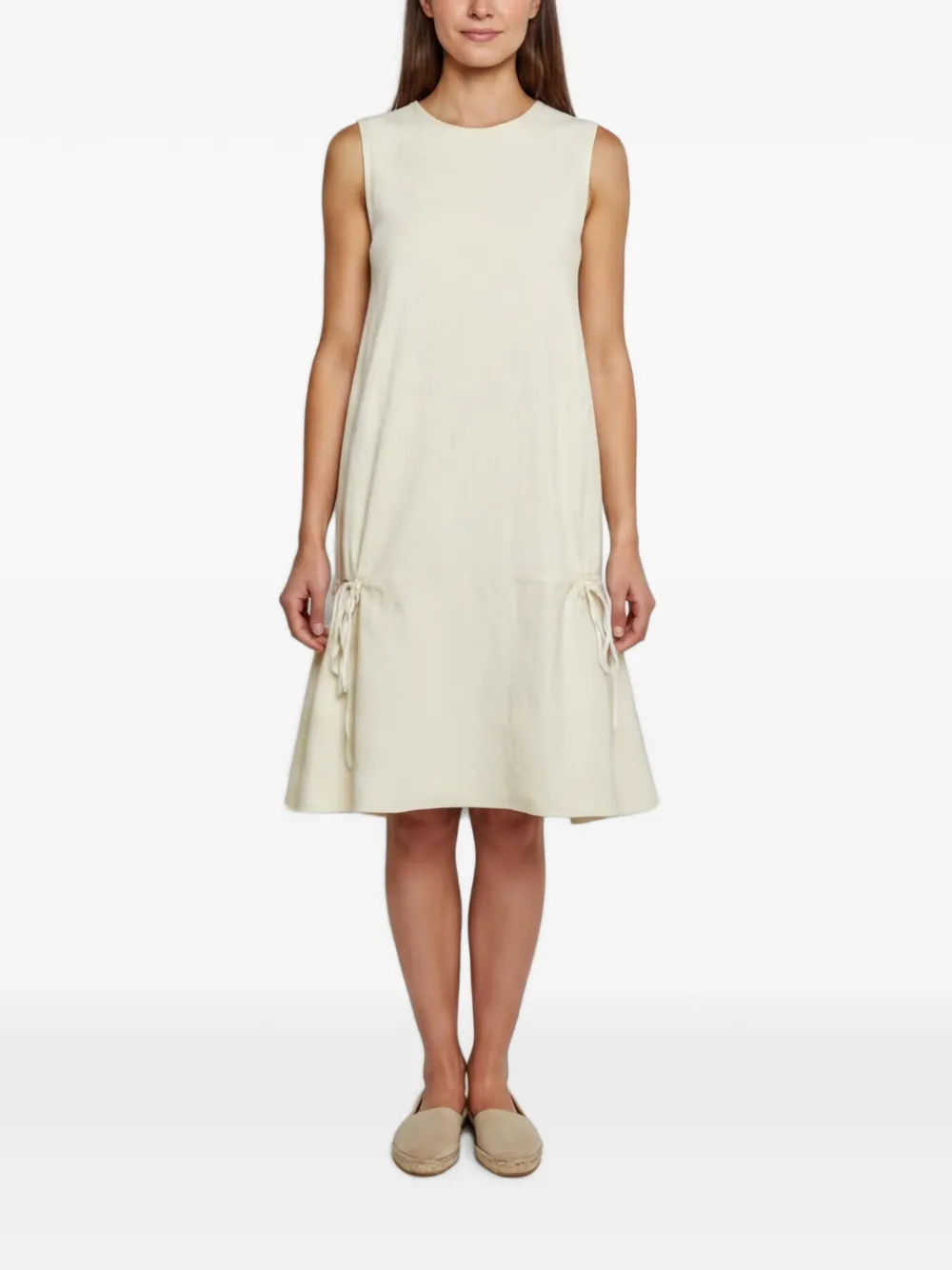 Victoria Victoria Beckham Tiered cloqué mini dress - Toni neutri