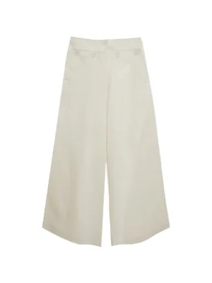 Weekend Max Mara Malizia センタープレス ワイドパンツ