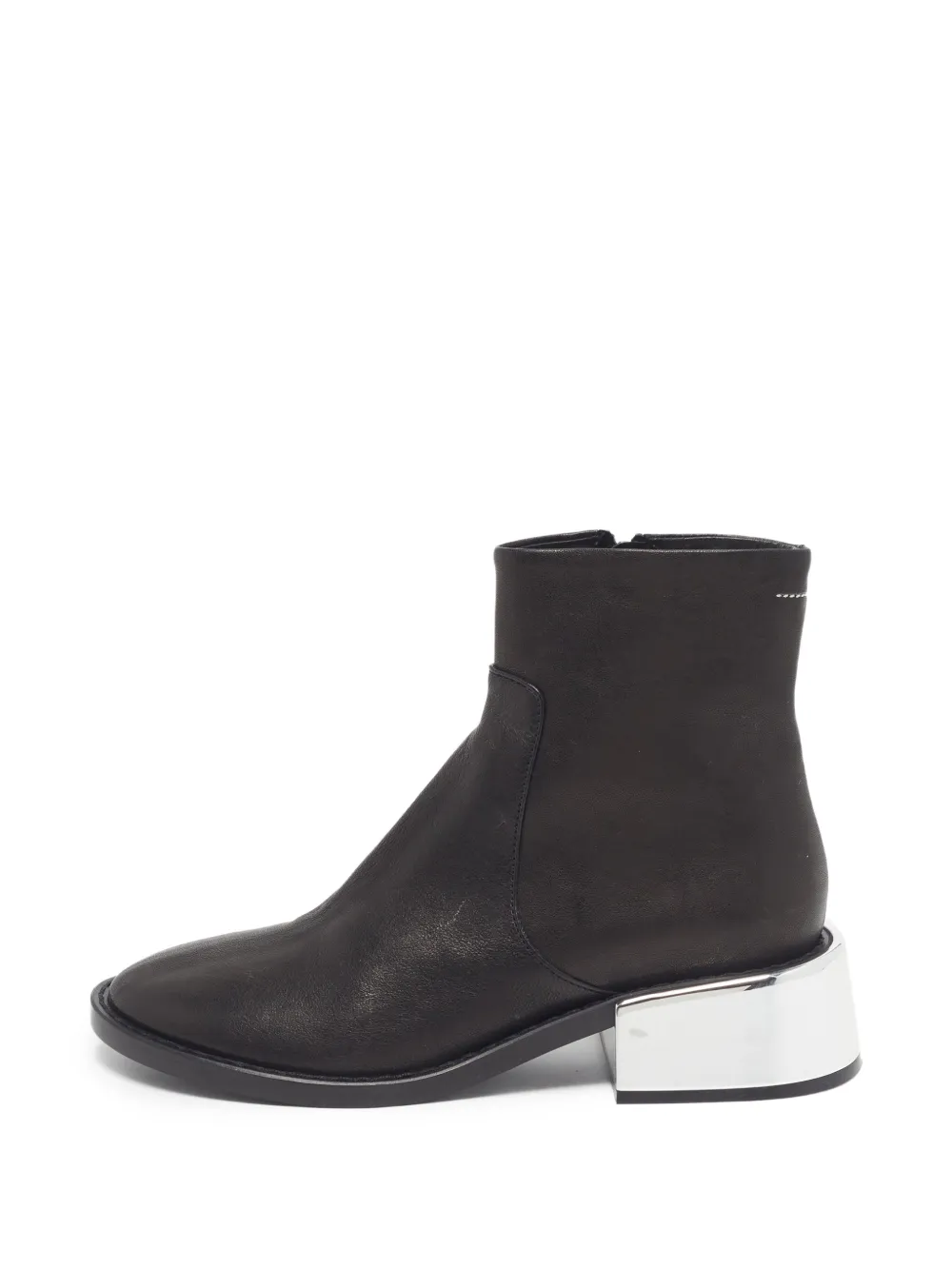 Maison Martin Margiela Pre-Owned mirror-heel ankle boots - Schwarz