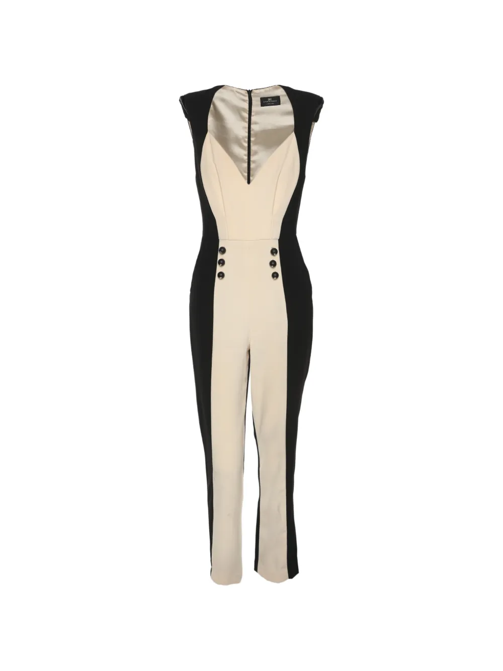 Elisabetta Franchi colour-block jumpsuit - Nero