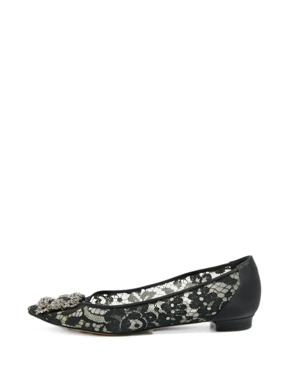 Manolo Blahnik Hangisi ballet flats - Schwarz