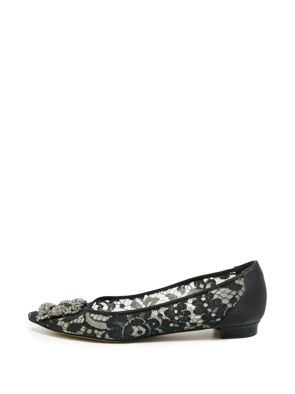 Manolo Blahnik Hangisi ballet flats - Schwarz