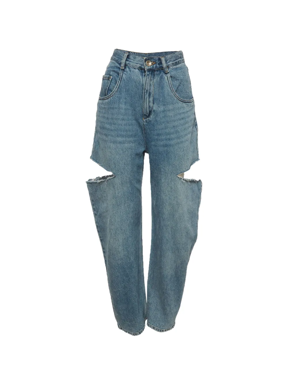 Maison Martin Margiela Pre-Owned cut-out detail jeans - Blu