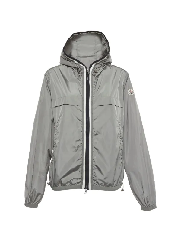 MONCLER トラックジャケット グレー Moncler Vintage zip-up Hooded Jacket | Grey | FARFETCH JO