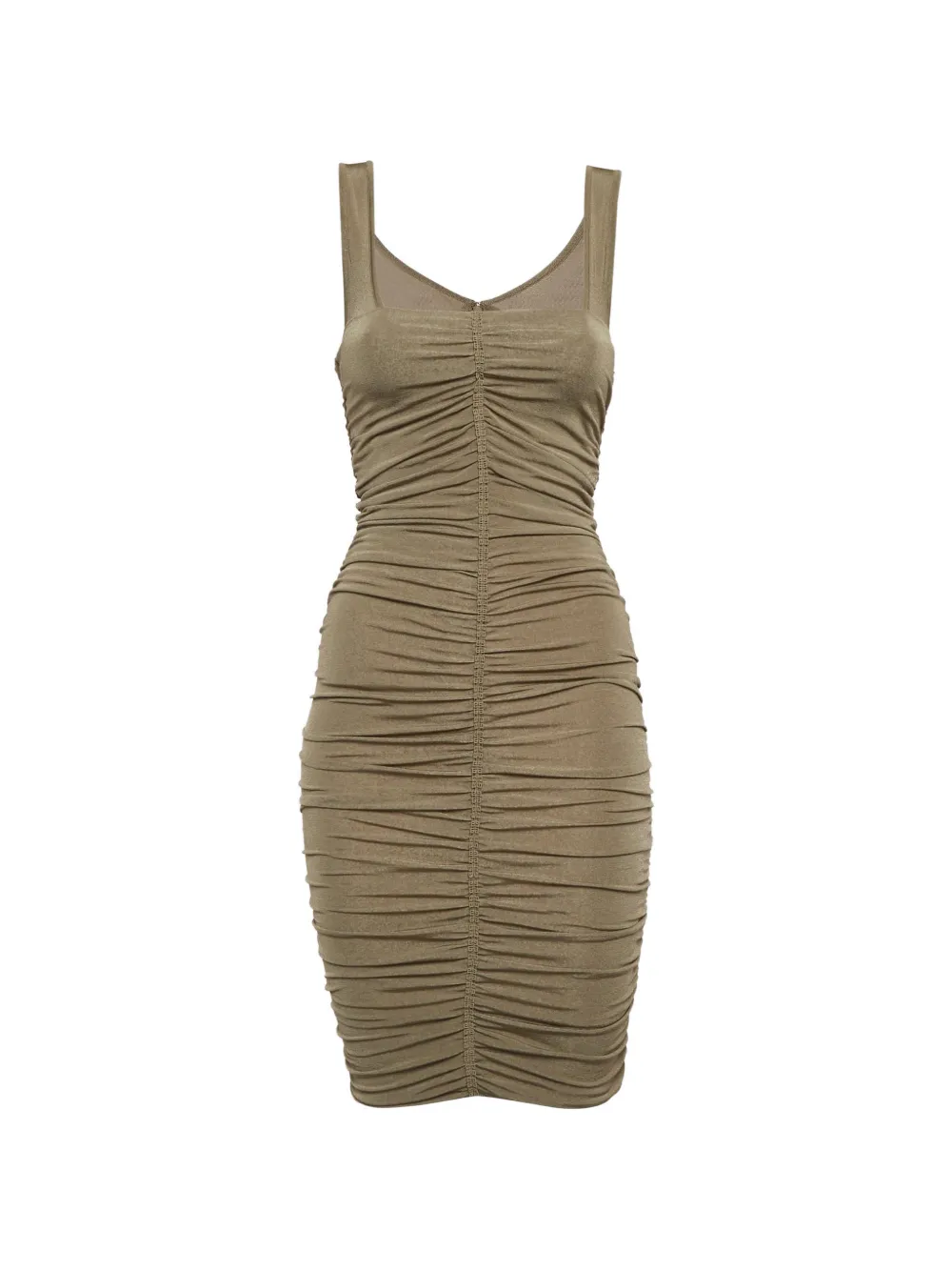 Givenchy Pre-Owned ruched-detail mini dress - Toni neutri