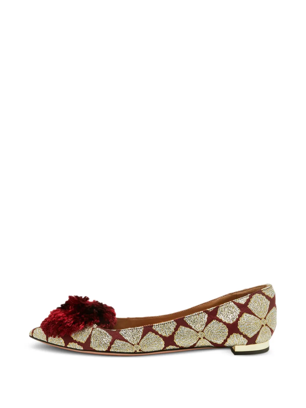 Aquazzura Tropicana ballet flats - Rosso