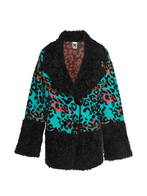 Missoni Pre-Owned leopard-pattern jacquard-knit coat