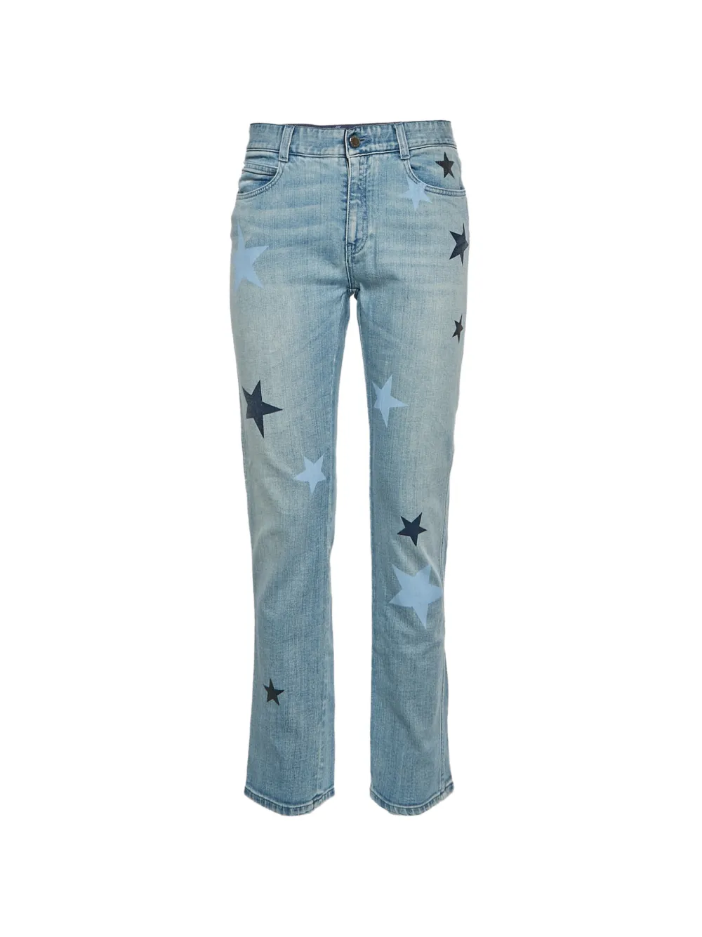 Stella McCartney Pre-Owned star-print slim-fit jeans - Blu