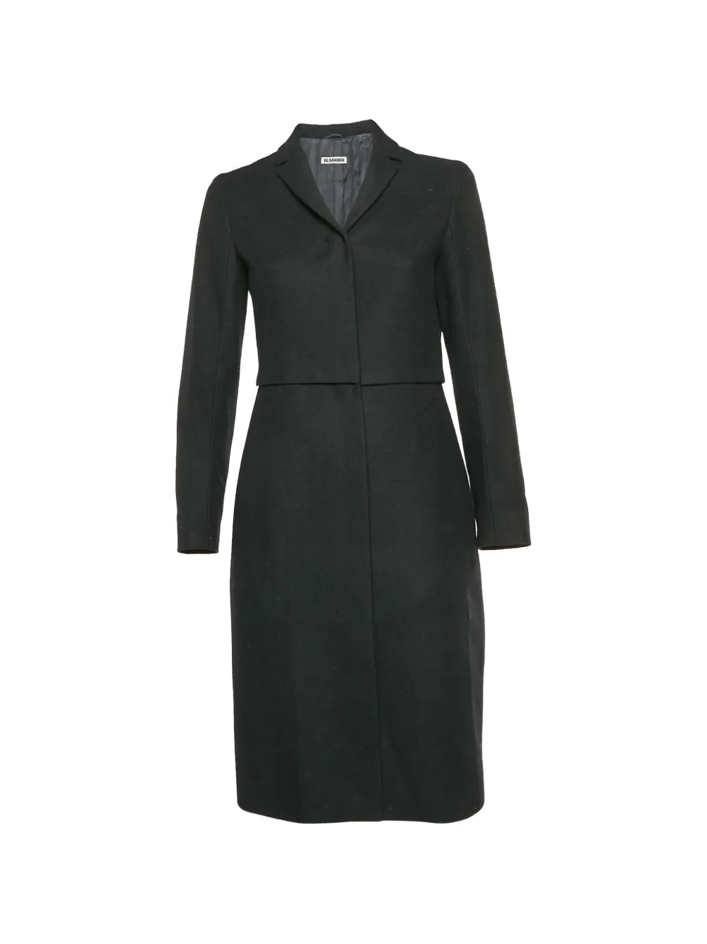 Jil Sander Pre-Owned double-breasted coat - Nero