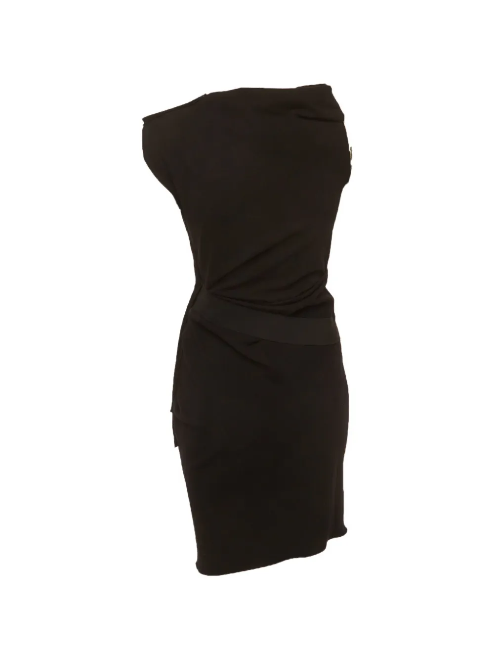 Lanvin Pre-Owned draped mini dress - Schwarz