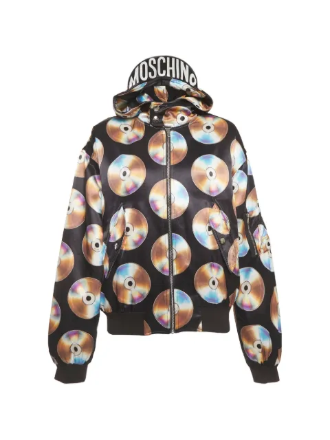 Moschino Pre-Owned x H&M disc-print hood jacket