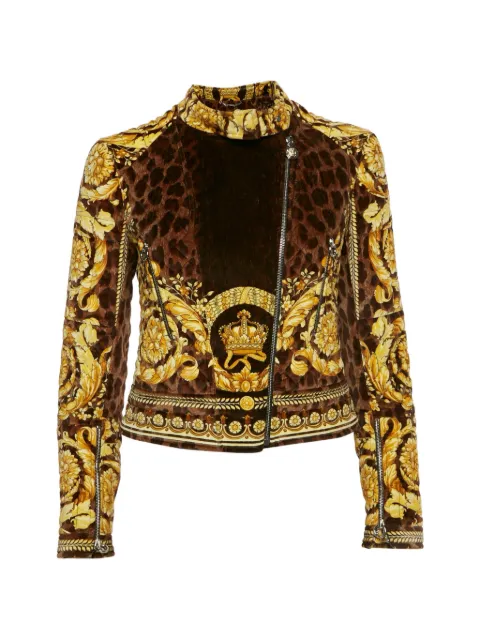 Versace Pre-Owned جاكيت مبطن بطبعة الباروك