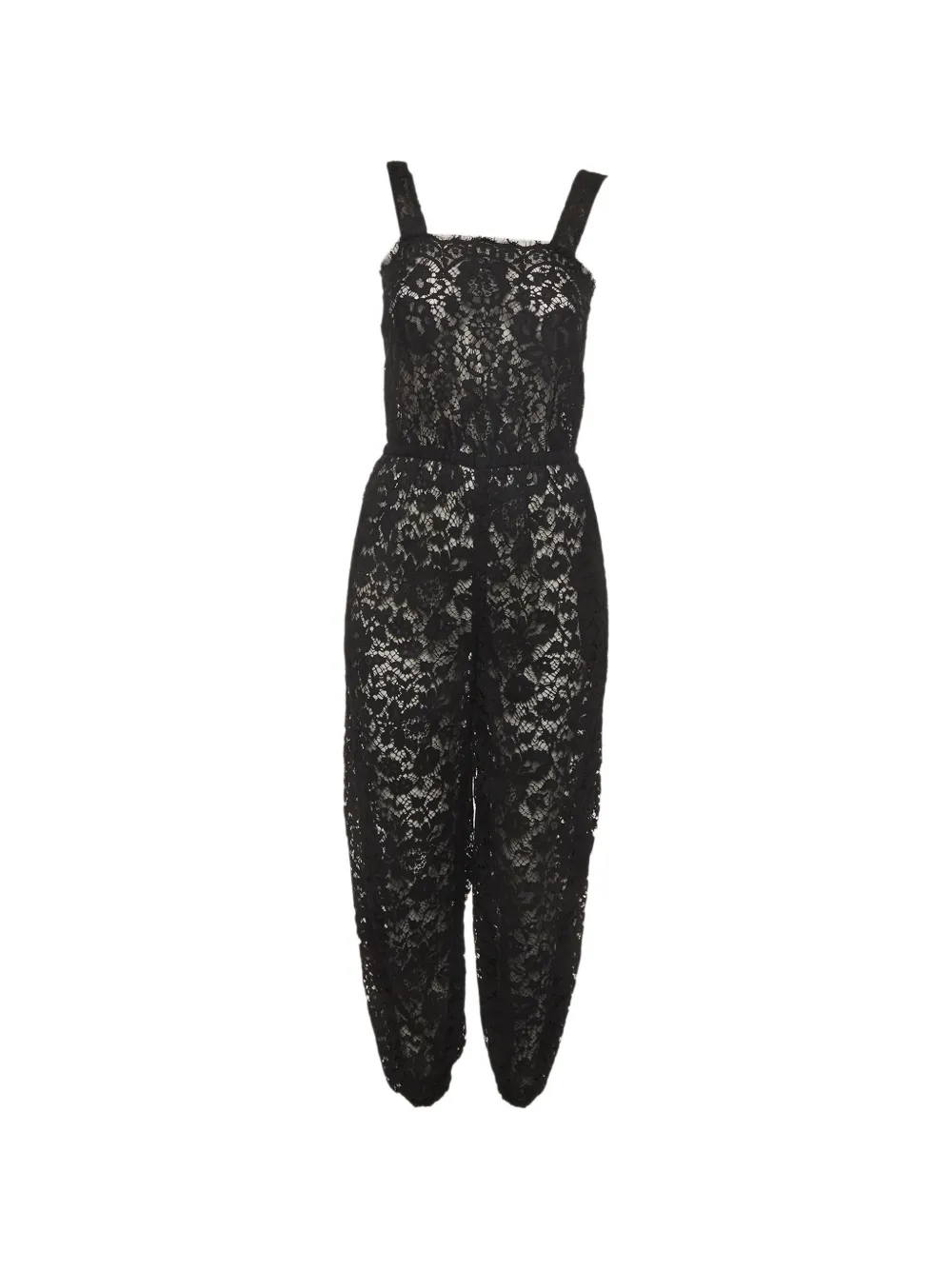 Dolce & Gabbana Pre-Owned lace sleeveless jumpsuit - Nero