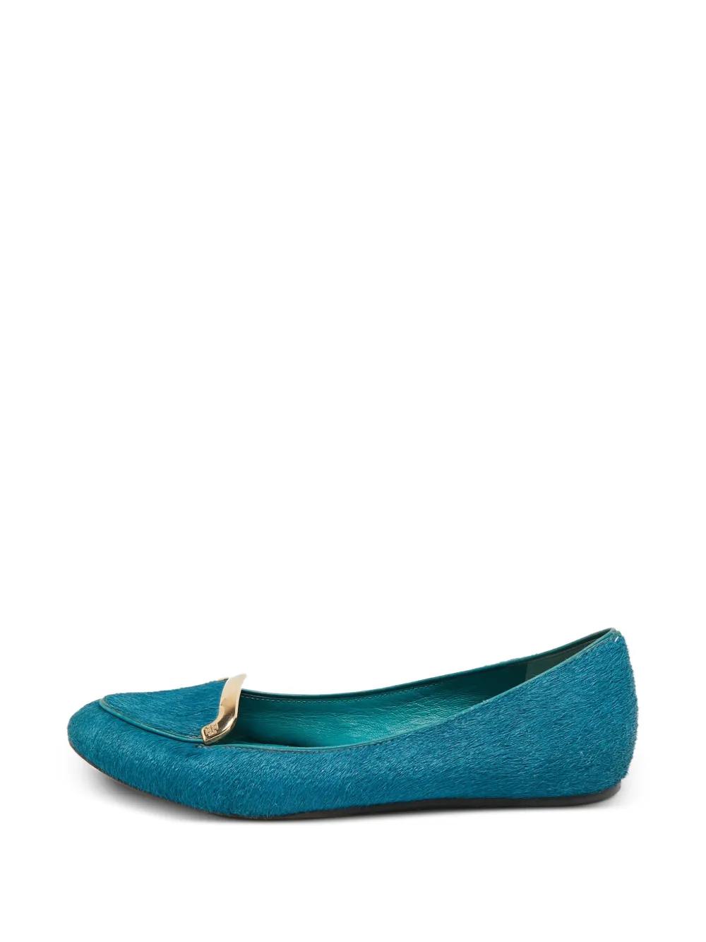 Tory Burch calf hair ballet flats - Blu
