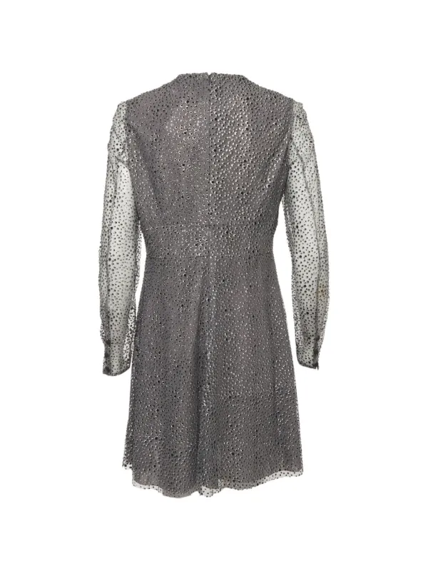 Red Valentino Vintage ドット チュール ミニドレス | グレー 