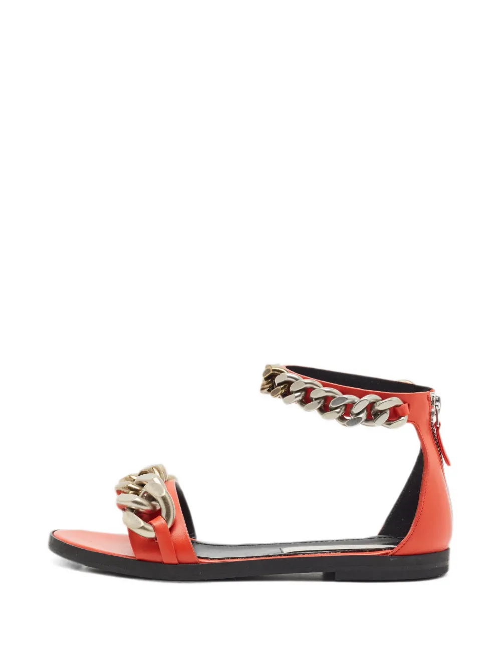 Stella McCartney Pre-Owned Falabella chain-link sandals - Arancione