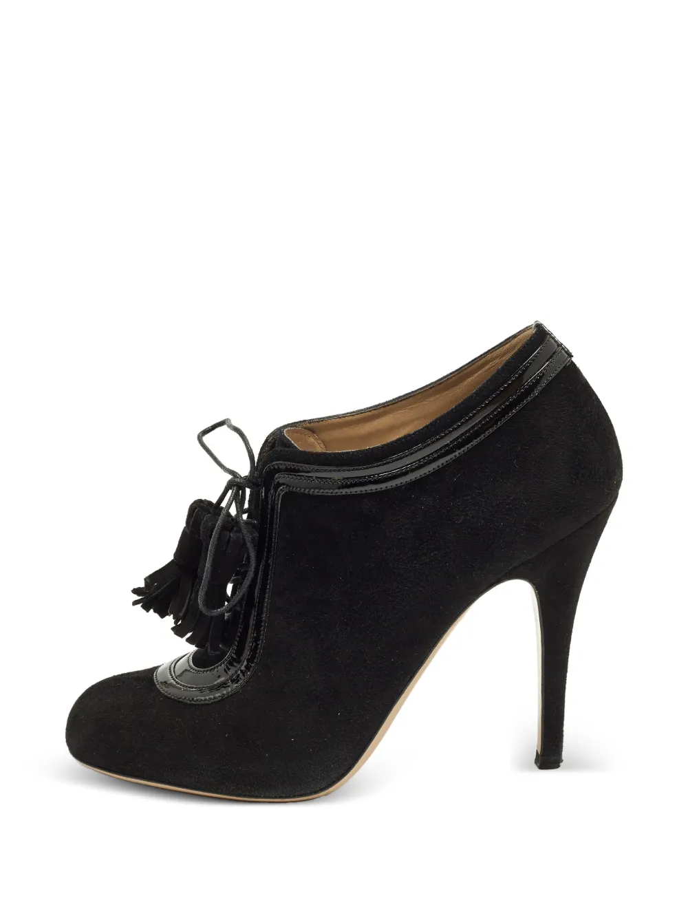 Valentino Garavani Pre-Owned tassel ankle boots - Nero