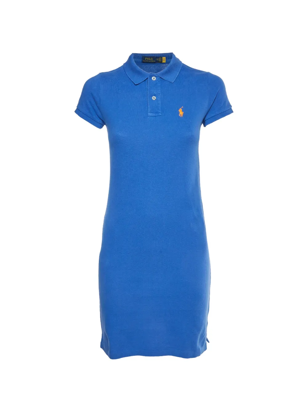 Polo Ralph Lauren Vintage pique-knit mini polo dress - Blu