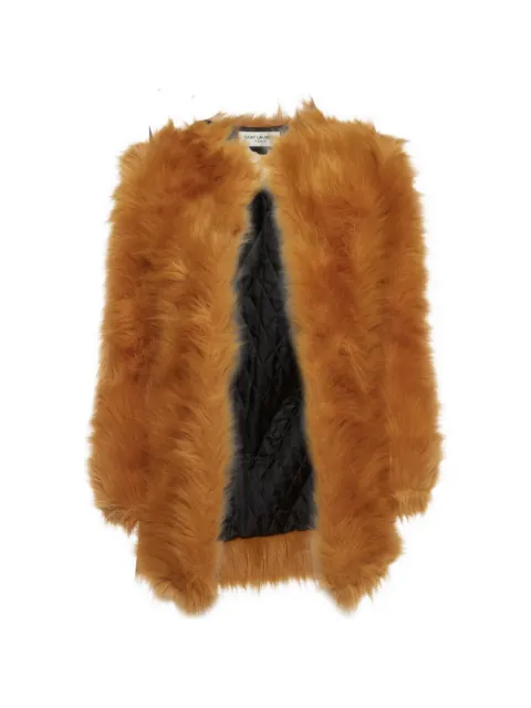 Saint Laurent Pre-Owned open-front coat
