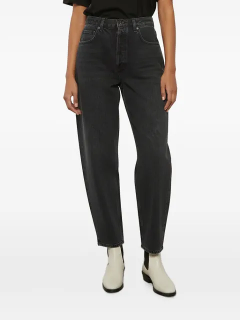 AGOLDE tapered-fit high-waisted jeans