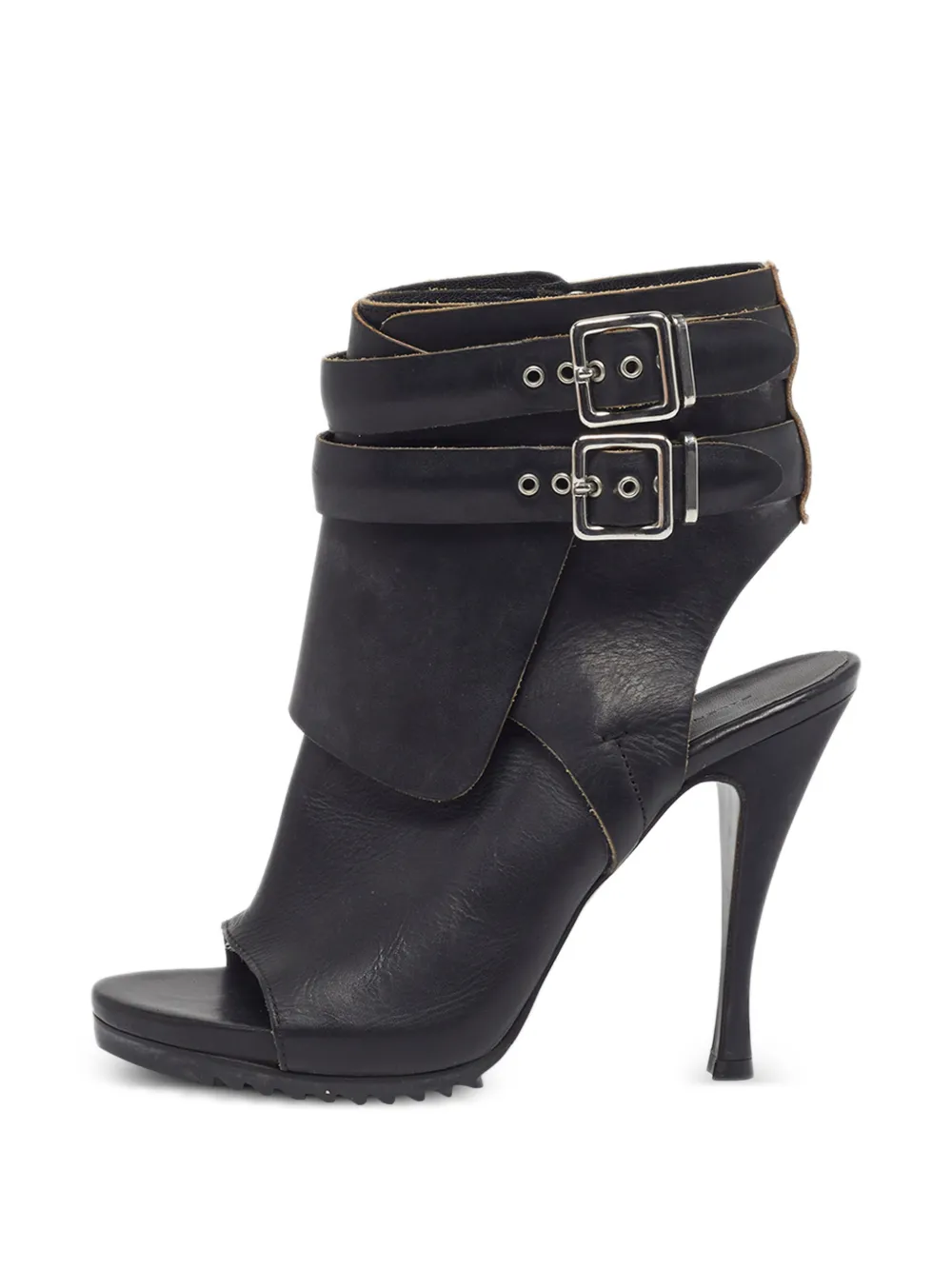Balenciaga Pre-Owned buckled ankle boots - Nero