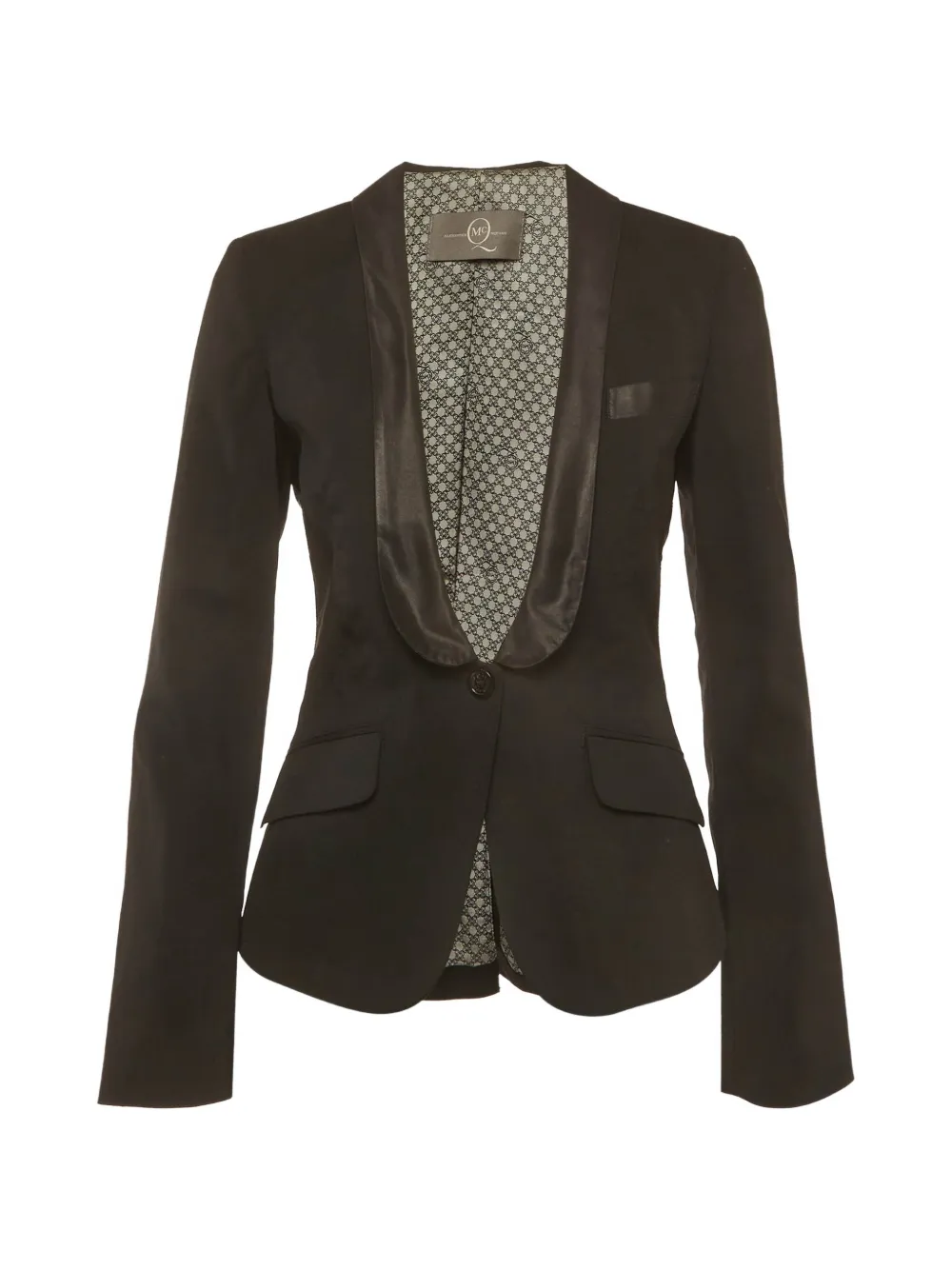 Alexander McQueen Pre-Owned shawl-lapel blazer - Black
