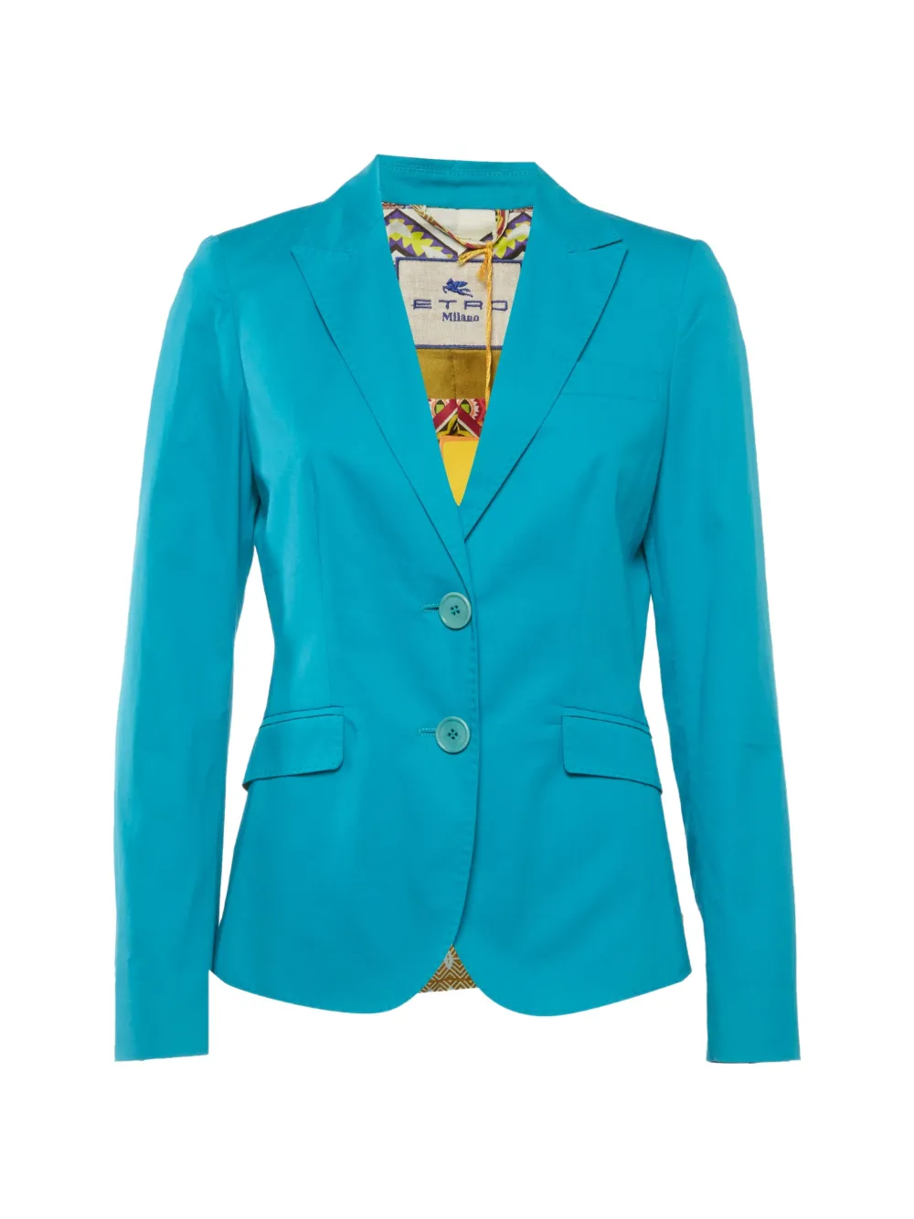 Etro Pre-Owned single-breasted blazer - Blu