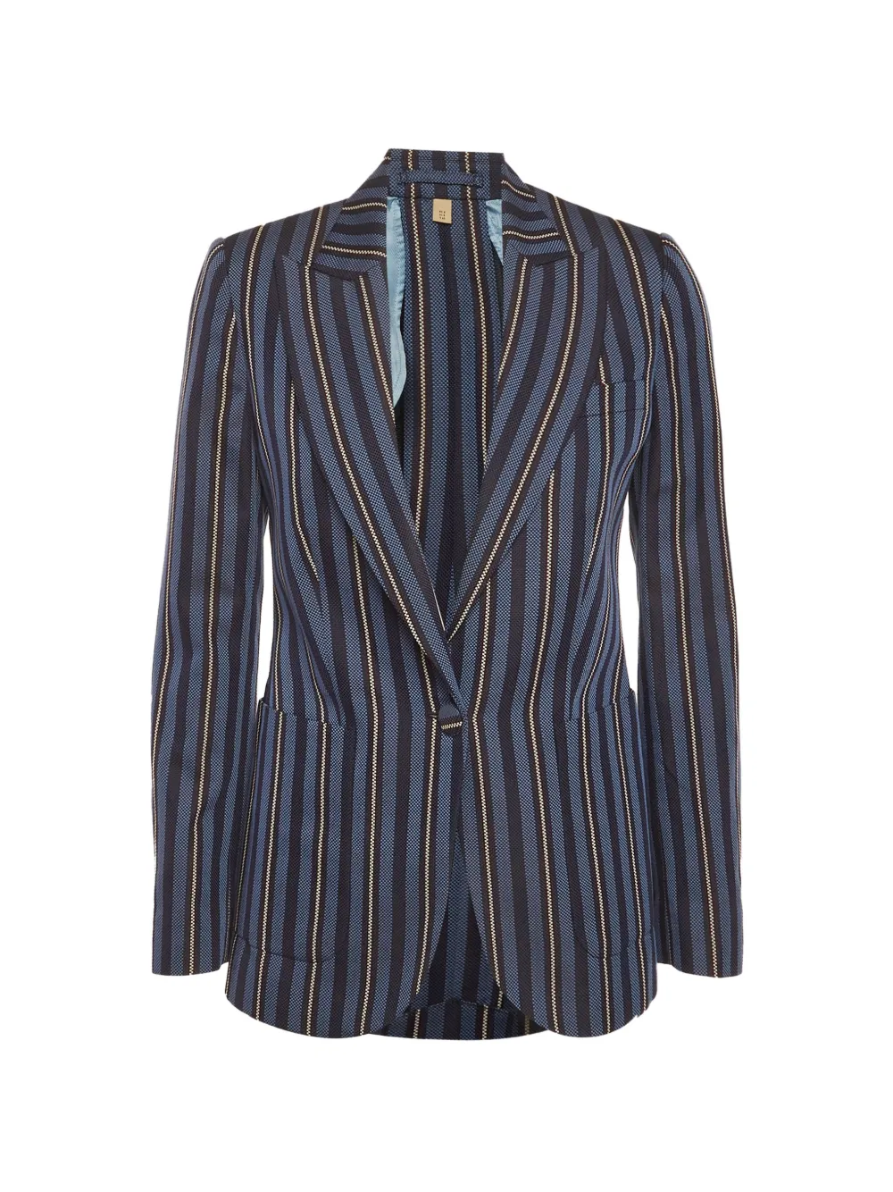 Burberry Pre-Owned striped jacquard blazer - Blu