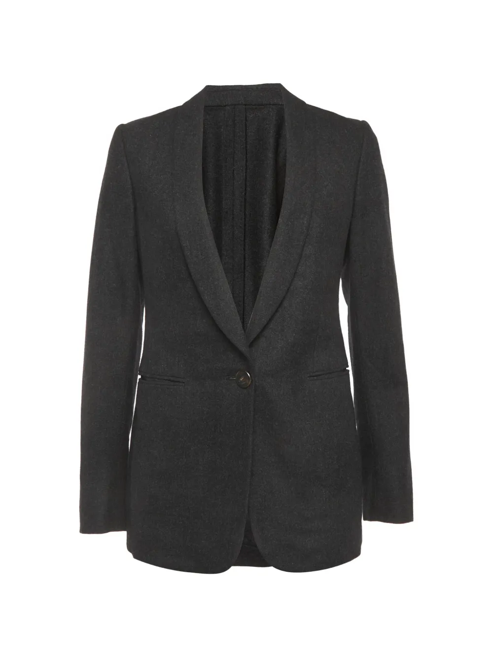 Lanvin Pre-Owned shawl-collar wool blazer - Grigio
