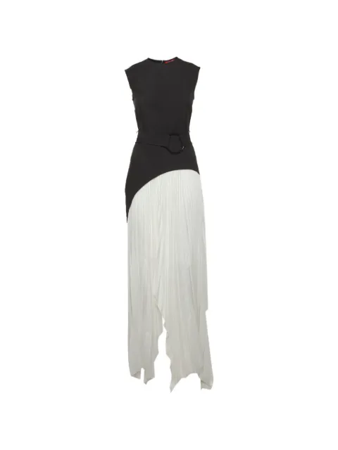 Solace London Anya pleated maxi dress