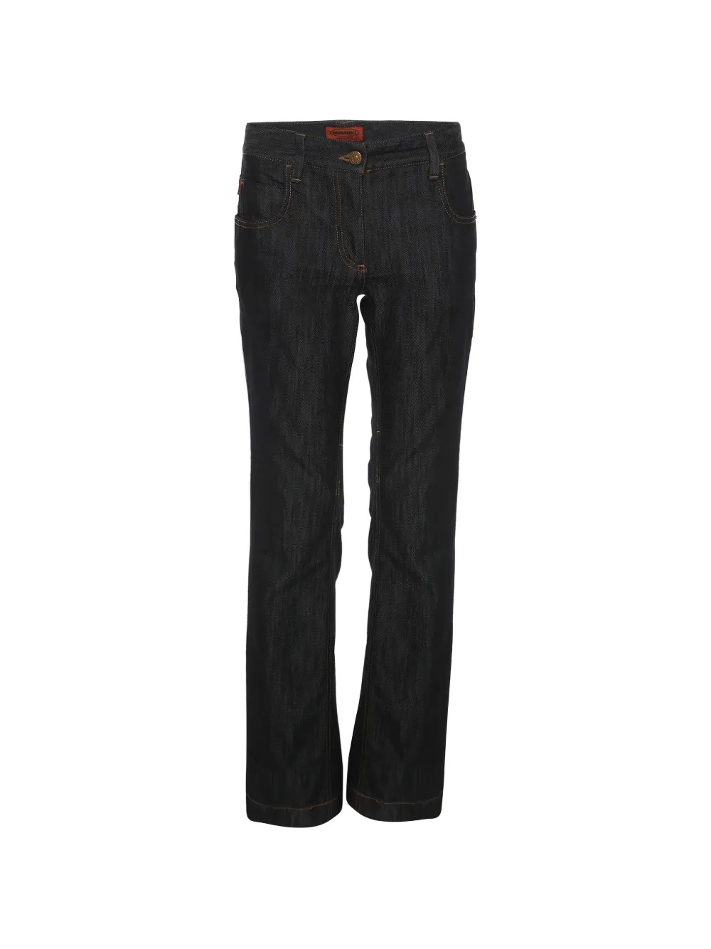 Missoni Pre-Owned chevron-stitch flared jeans - Blu