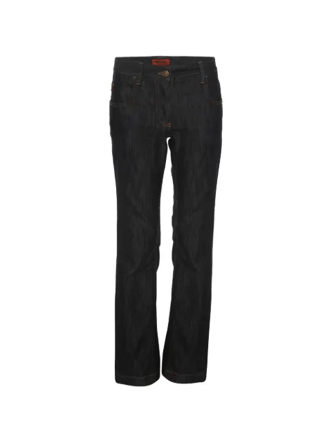 Missoni Pre-Owned chevron-stitch flared jeans