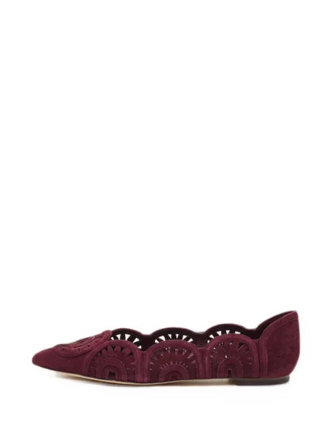 Tory Burch Leyla laser-cut ballet flats