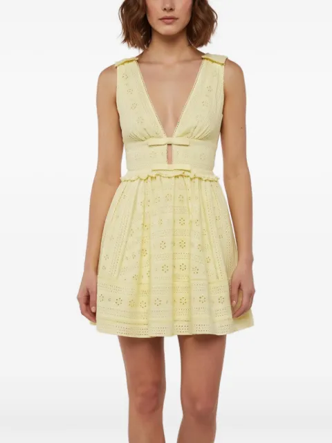 Self-Portrait flared mini dress