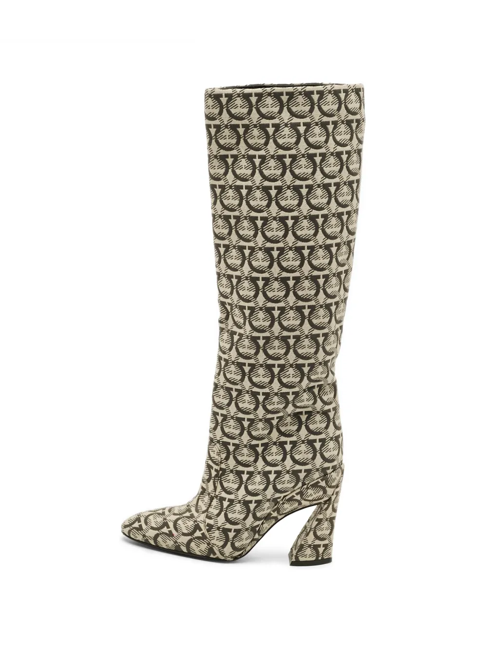 Ferragamo Pre-Owned Gancini knee-length boots - Toni neutri