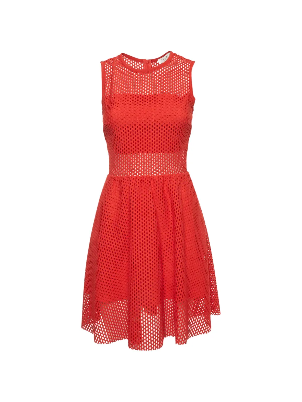 SANDRO mesh mini dress - Rosso