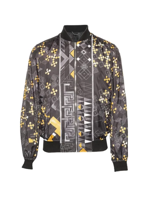 Versace Pre-Owned Greca-print Medusa bomber jacket