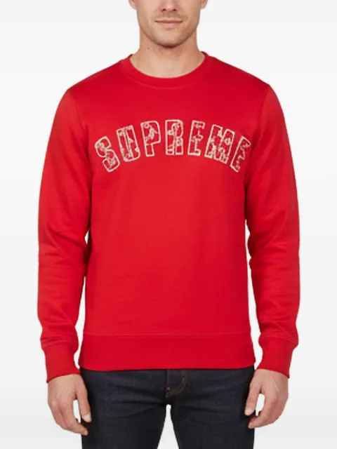 Louis Vuitton Pre-Owned x Supreme Arc Logo crew-neck sweater 