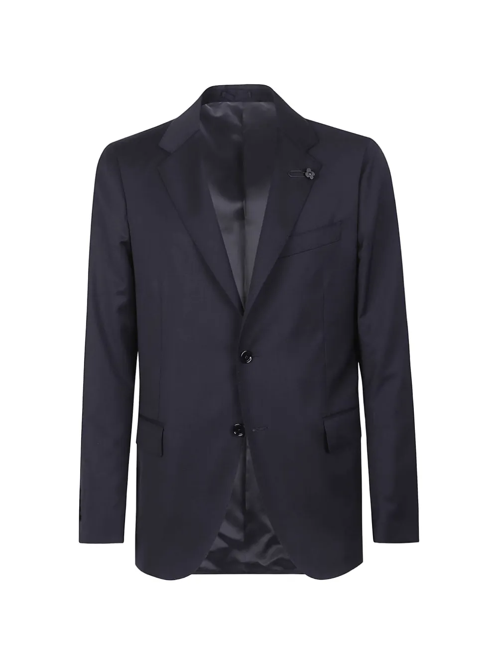 Lardini single-breasted wool suit - Blu